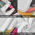 thumbnail image 3 of Yayeee Throw Blanket for Couch Soft Warm 50" x 60" Sofa Chair Bed Decoration, Colorful Black, 3 of 7