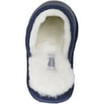thumbnail image 3 of Snugrugs Men's Suede Mule Slipper with Wool Lining and Lightweight Sole - Navy - US 8, 3 of 7