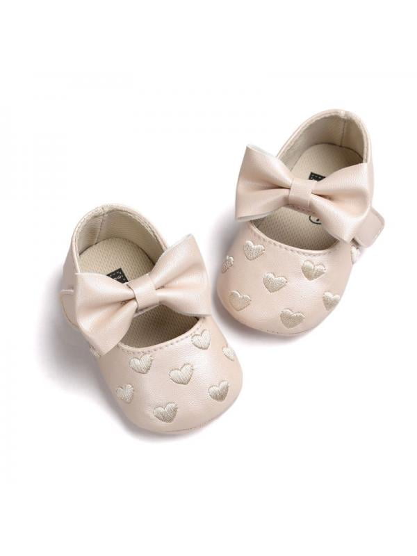 Newborn Girl Shoes Child Anti-slip Crib Hook /& Loop Prewalkers