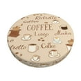 thumbnail image 2 of Lsque Coffee Time Round Bar chair cushion covers Velvet Fabric Premium Comfort Protects from Scratches and Stains for 14-17 Inch Chair- 14 inch, 2 of 7