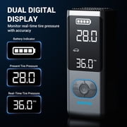 AVAPOW Cordless Tire Inflator Portable Air Compressor, Air Pump with Auto Shutoff, LED Light and Digital Pressure Gauge, 150PSI, 8000mAh Long Range Battery, Electric Pump for Car/Bike/Motorcycle/Ball