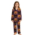 thumbnail image 4 of Yhhting Big Girls Outfit Sets Print Front Pocketed Top + Elastic Waist Bottom Casual 2 Piece Set Girls Nightwear Loungewear ,9-10 Years, 4 of 4