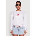 thumbnail image 2 of Womens Iris Sweet Cherry Graphic Print Sweatshirt, 2 of 5