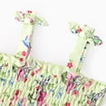 thumbnail image 6 of Disney Girls Dresses Tinkerbell Flower Bow Floral Sundress Spaghetti Strap Garden Spring Dress Kids 6-7Y, 6 of 8