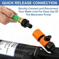 thumbnail image 4 of RecPro 12 Volt RV Macerator Pump, Portable 12GPM Sewage Waste Grinder Pump, 4 of 12
