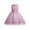 Pink, variant on Bmisegm Dresses for Girls Carnival Sleeveless Round Neck Textured Bodice 3D Flower Waist Embellished Hem A Line Party Dress Girls Dresses 6-7 Years