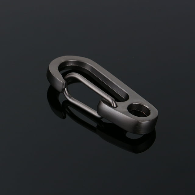 Quick Hanging Buckle Outdoor Camping Hiking Carabiner Hook Stainless Steel Keychain Buckle