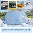 thumbnail image 6 of Car Windshield Snow Cover, Magnetic Windshield Snow Cover 4-Layer Protection for Snow, Ice, Frost, Sunlight, Car Windshield Cover with Side Mirror Protector Fit for Most Cars Sedan Compact SUV(Small), 6 of 8