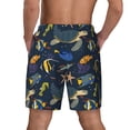 thumbnail image 2 of Lsque Mens Swim Trunks Undersea Animals Pattern - Bathing Suit Compression Liner - Beach Swim Shorts Swimwear - (S-3XL) - Stretch Quick Dry -Large, 2 of 9