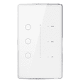 thumbnail image 2 of 10X Tuya Zigbee 3 Gang Dimmer Light Switch Tuya/Smart Life APP Remote Control US EU Standard Switch(B), 2 of 3