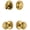 Lifetime Brass, variant on Grandeur 823309 Georgetown Solid Brass Single Cylinder Keyed Entry Knobset And Deadbolt