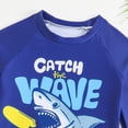 thumbnail image 6 of lnmuld Toddler Boys 2-Piece Sun Swim Set, Long Sleeve Rash Guard & Swim Shorts, Cartoon Print Size:5-6 Years, 6 of 8