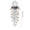 A, variant on Clearance! Crystal Cascade Christmas Light, LED Hanging Christmas Decorations Indoor Outdoor, Cascading Icicle Style Light Ornament, Wall Window Entryway Holiday Pendant for Xmas Decor (Snowman)