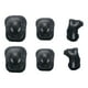 thumbnail image 1 of Almohadillas para las manos, coderas y rodilleras para ciclismo al aire libre, equipo de protección práctico. Negro, 1 of 9
