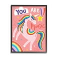 thumbnail image 5 of You Are Magic Phrase Unicorn Rainbow 16 in x 20 in Framed Painting Art Prints, by Stupell Home Décor, 5 of 5