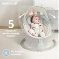 thumbnail image 4 of Columpio para Bebé Jool Baby Nova Eléctrico con Música Bluetooth Verde Salvia, 4 of 9