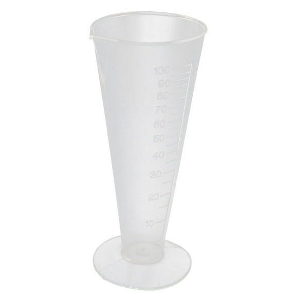 Unique Bargains 100ml Laboratory Experiment Tool Graduated Volume Measuring Cup Beaker