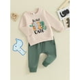 thumbnail image 4 of BemeyourBBs Baby Boy First Birthday Outfit Wild One Birthday 1st Birthday Clothes Long Sleeve Crewneck Animal Sweatshirt with Sweatpants Cute Infant Spring Fall Winter Clothes, 4 of 10