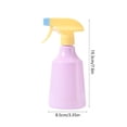 thumbnail image 3 of Spray Bottle, Fine Mist Hand Operated Sprayer, Plastic Watering Can for Plants Cleaning Hair Care Moisturizing, Purple, 3 of 6