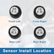 thumbnail image 5 of Kit de sistema de monitoreo de presión de llantas TPMS Unique Bargains para Android/iOS, 5 of 7
