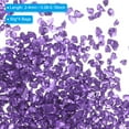 thumbnail image 2 of Uxcell Crushed Glass Glitters Colorful Irregular Glass Chips Chunky Blue Purple, 2 of 7