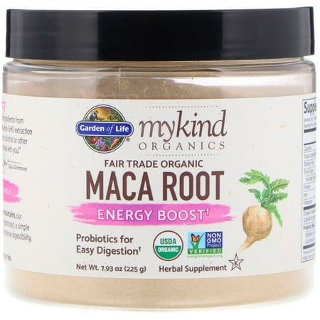 Fair Trade Garden - Garden of Life MyKind Organics Fair Trade Organic Maca Root Energy Boost 7 93 oz 225 g