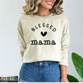 thumbnail image 2 of Blessed Mama Heart | Sweatshirt, 2 of 4