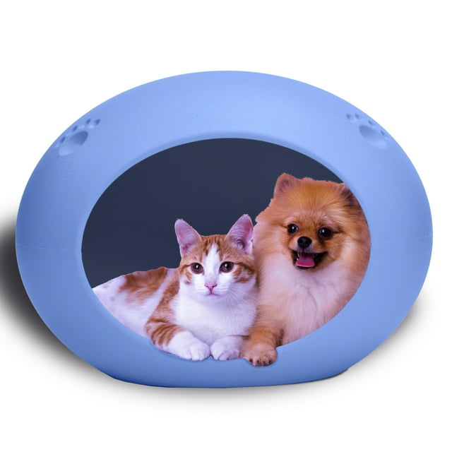 KEWOOW Casa para Gato, Perro y otras Mascotas,Tipo Cueva, Color Rosa KE WOOW Casa cueva ovalada
