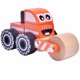 thumbnail image 1 of Camión de ingeniería simulado, modelo de madera, regalo para niños pequeños, juguetes de construcción cognitiva (apisonadora), 1 of 8