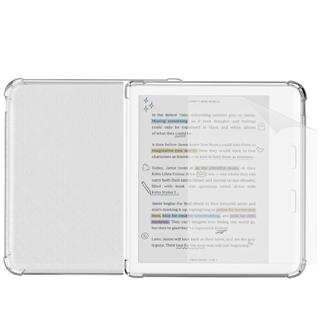 Funda HNSBXQ Kobo Libra Colour 7" TPU Transparente Mate