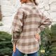 thumbnail image 4 of Pntutb moda mujer manga larga frente abierto ropa de abrigo suelta impresión blusa abrigo Tops bolsillos blusa liquidación Pntutb Pntutb-6625, 4 of 8