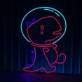 thumbnail image 2 of Glowneon Dinosaur Astronaut Led Sign, Astronaut Dinosaur Neon Sign, 2 of 4
