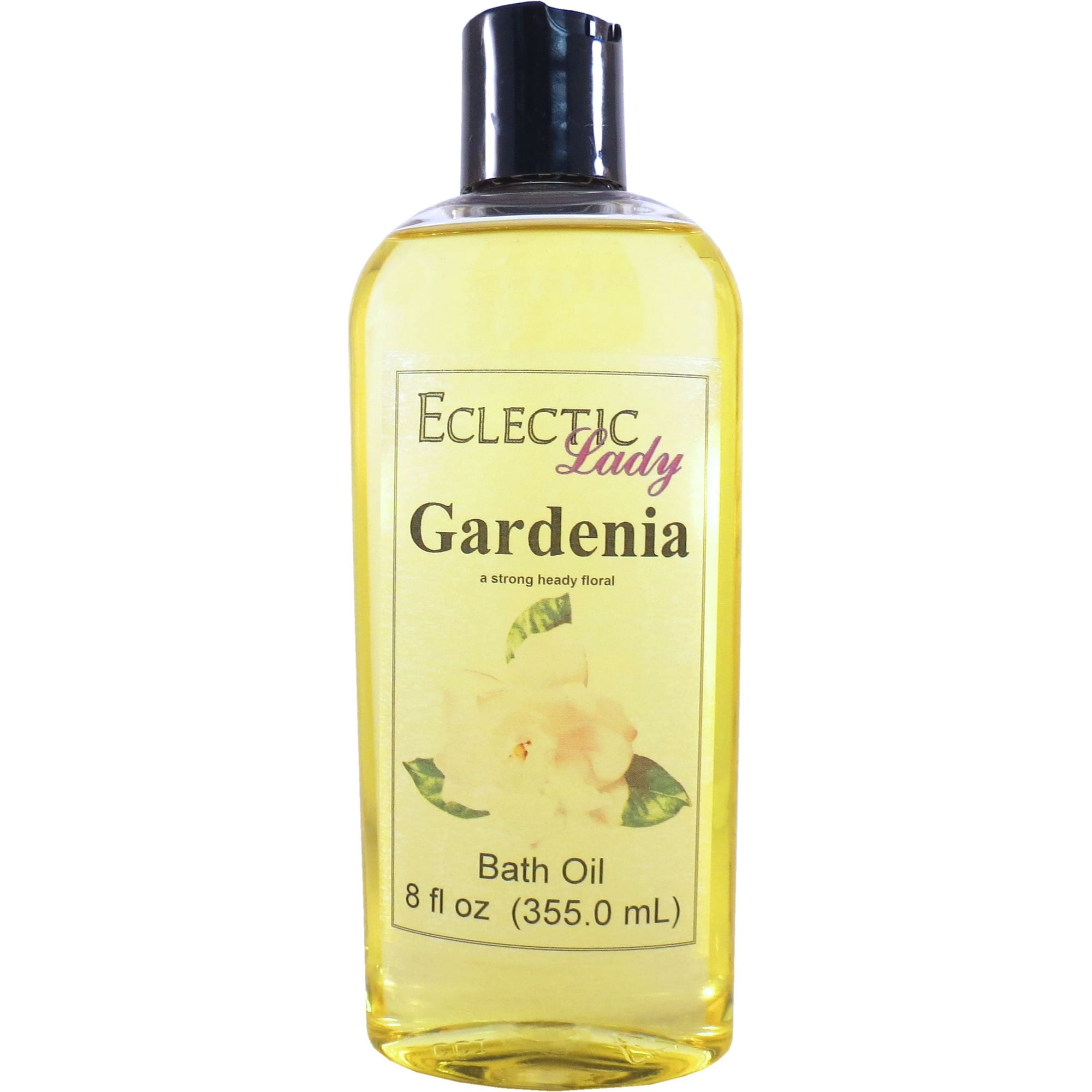 Gardenia Bath Oil - Scented Body Oil - Relaxing & Moisturizing Bathing Oil - Fragrance Body Oil For Dry & Rough Sensitive Skin - 8 oz