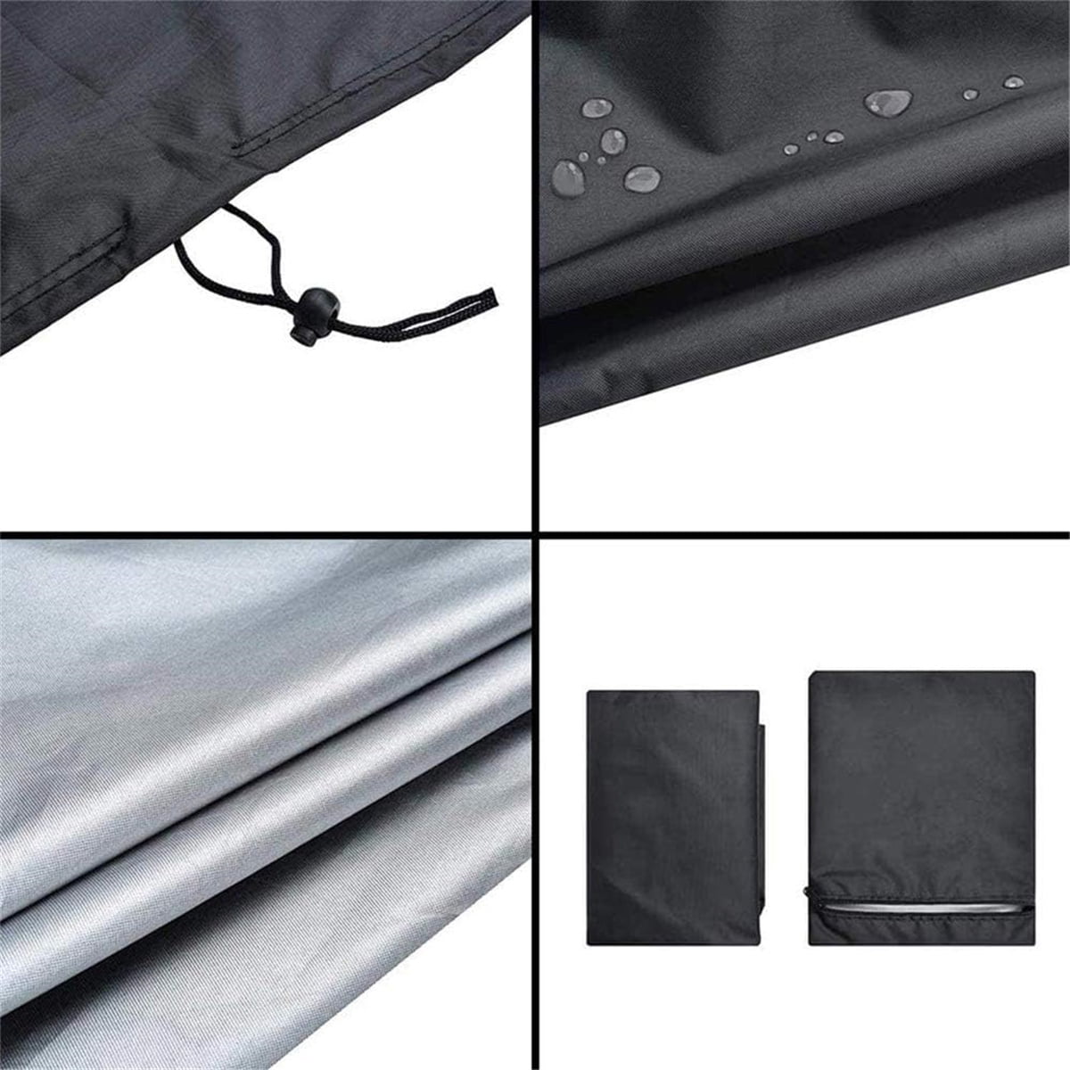 Outdoor Garden Bench Cover,1pcs Double Patio Oxford Chair Cover,QZS Waterproof Furniture Protector with Drawstring for Garden,Home,52.8x26x35"