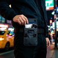 thumbnail image 4 of Slim Quick Access Belt Wallet Durable Nylon Hidden Card Holder Travel EDC Waist Pack for Commuting Black, 4 of 4