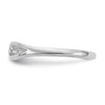 thumbnail image 3 of SS White Ice .01ct. Diamond Ring Size 7, 3 of 3