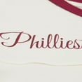 thumbnail image 7 of Women's Mitchell & Ness  Cream Philadelphia Phillies Cooperstown Collection Cropped Yoke T-Shirt, 7 of 7