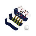 thumbnail image 2 of TeeHee Men's Golf Socks Quarter Crew Low Cut Ankle Socks 6-Pairs Assorted (Golf Bag Flag), 2 of 8