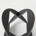 thumbnail image 2 of Pemberly Row Black Iron Small Gunmetal Geometric Decorative Object, 2 of 10