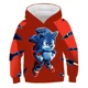 thumbnail image 2 of Ropa para niños Sudadera con capucha Sonic para niños y niñas Sudadera con estampado 3D Sudadera holgada de manga larga Primavera Otoño Suéter Sonic, 2 of 5