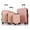 Pink, variant on GVN Luggage Set, Carry on Suitcase Sets,Vertical Pattern Four-In-One Universal Wheel With Handle Trolley Case 16In 20In 24In 28In - Dark Gray