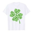 thumbnail image 4 of Girls St Patricks Day Shirt Size 10 Shamrock Graphic Comfortable Short Sleeve Round Neck Sports T-Shirt T-Shirts Infant To Big Kid 4-5 Years, 4 of 4