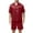 Red, variant on Jamicy Summer Pajamas for Men Gift for Men Men Satin Silk Pajamas Sets Short Sleeve Sleepwear Button-Down Pjs Sets Two-Pieces Loungewear