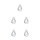 thumbnail image 1 of Clip de papel Monstrate 30 uds Color sólido forma de gota de agua, 1 of 6
