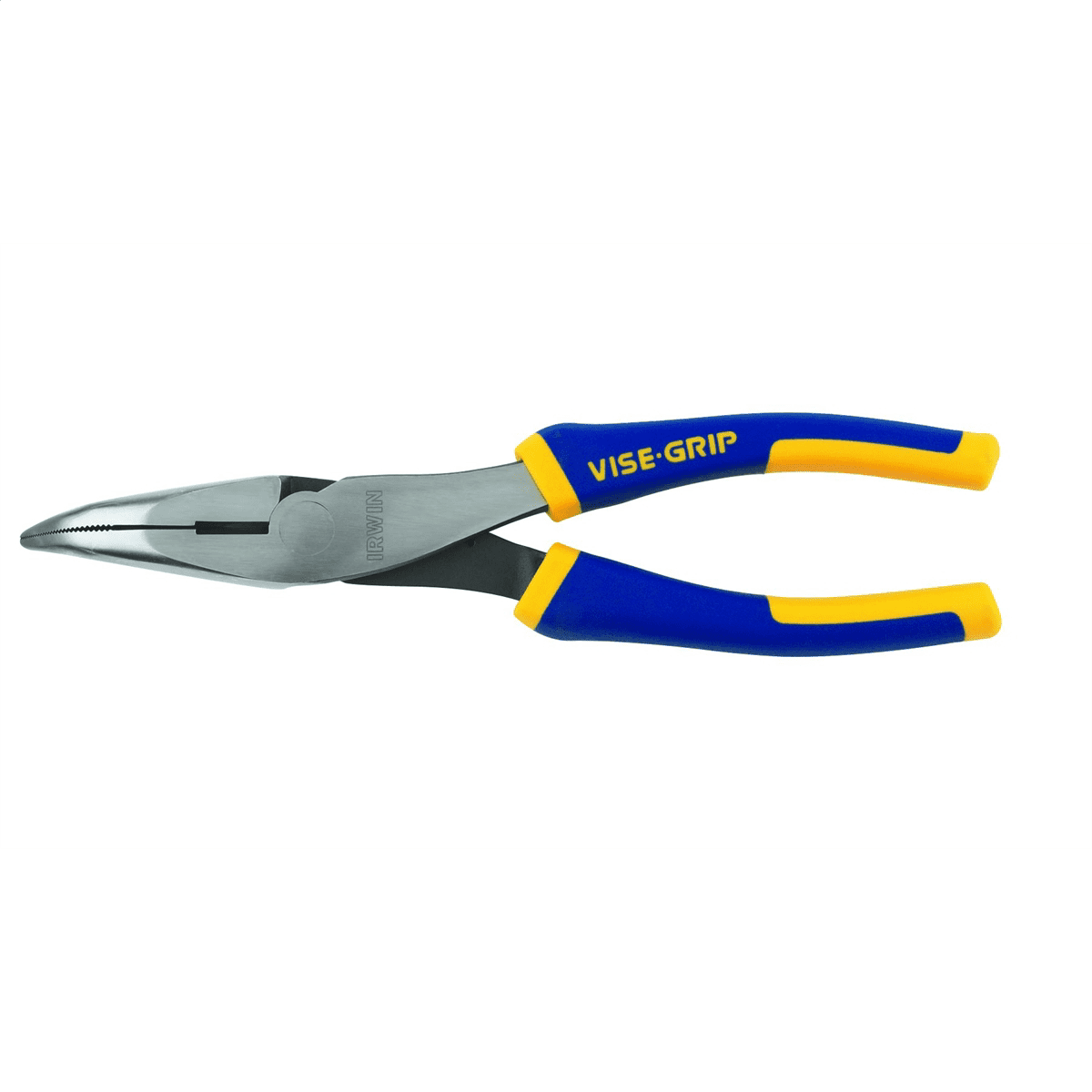 IRWIN VISE-GRIP Zange Mit Gebogener Langer Nase – 20,3 Cm, Aus Nickel-Chrom-Stahl, Mit ProTouch-Griffen, Für Enge Arbeitsbereiche