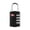 Black, variant on Tibvox Suitcase Locks Luggage Locks 4-Digit Combination Padlock for School