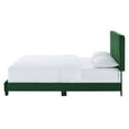thumbnail image 6 of Tufted Platform Bed Frame, Queen Size, Velvet, Green, Modern Contemporary Urban Design, Bedroom Master Guest Suite, 6 of 8
