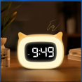 thumbnail image 2 of Reloj despertador LED de dibujos animados para niños, reloj electrónico inteligente creativo especial para estudiantes, reloj luminoso para ambiente de dormitorio, 2 of 5