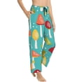 thumbnail image 2 of Kll Womens Mushrooms Print Pajama Pants Soft Pajama Bottoms For Women Cozy Lounge Pants, 2 of 9