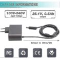 thumbnail image 2 of Charger For Dyson V6 V7 V8 Dc58 Dc59 Dc61 Dc62 Sv03 Sv04 Sv05 Sv06 Sv07, Ac Vacuum Cleaner Adapters, 2 of 3